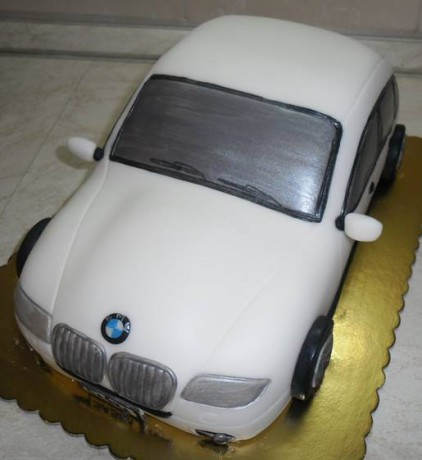 Auto-BMW biele